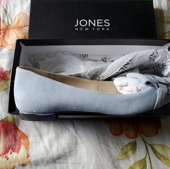 Jones New York Steff Kid Suede flats/loafers - Picture 6 of 13